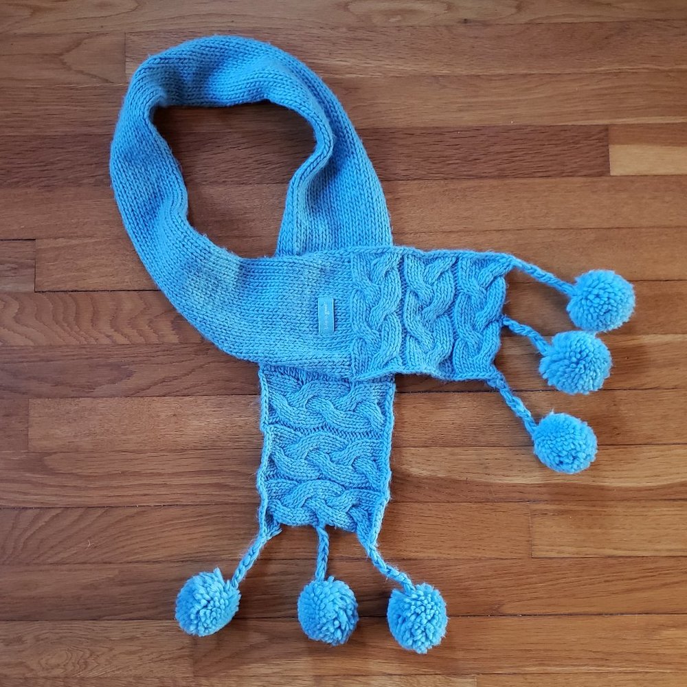 Life is Good PomPom Scarf